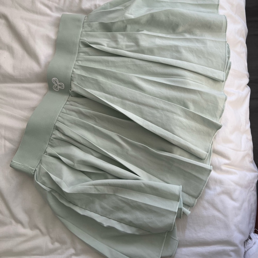 TNA SAGE GREEN SKIRT